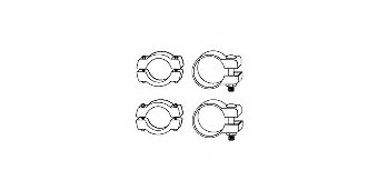 HJS 82 21 6786 Mounting Kit, exhaust system